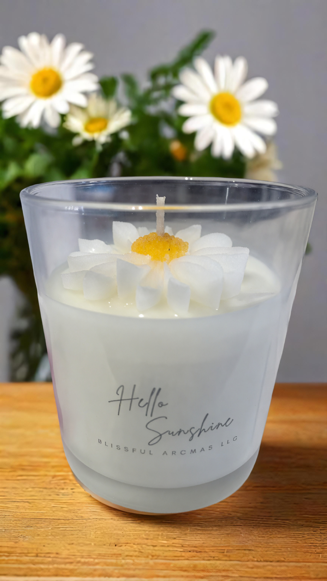 Hello Sunshine 8 oz (Yellow & White)