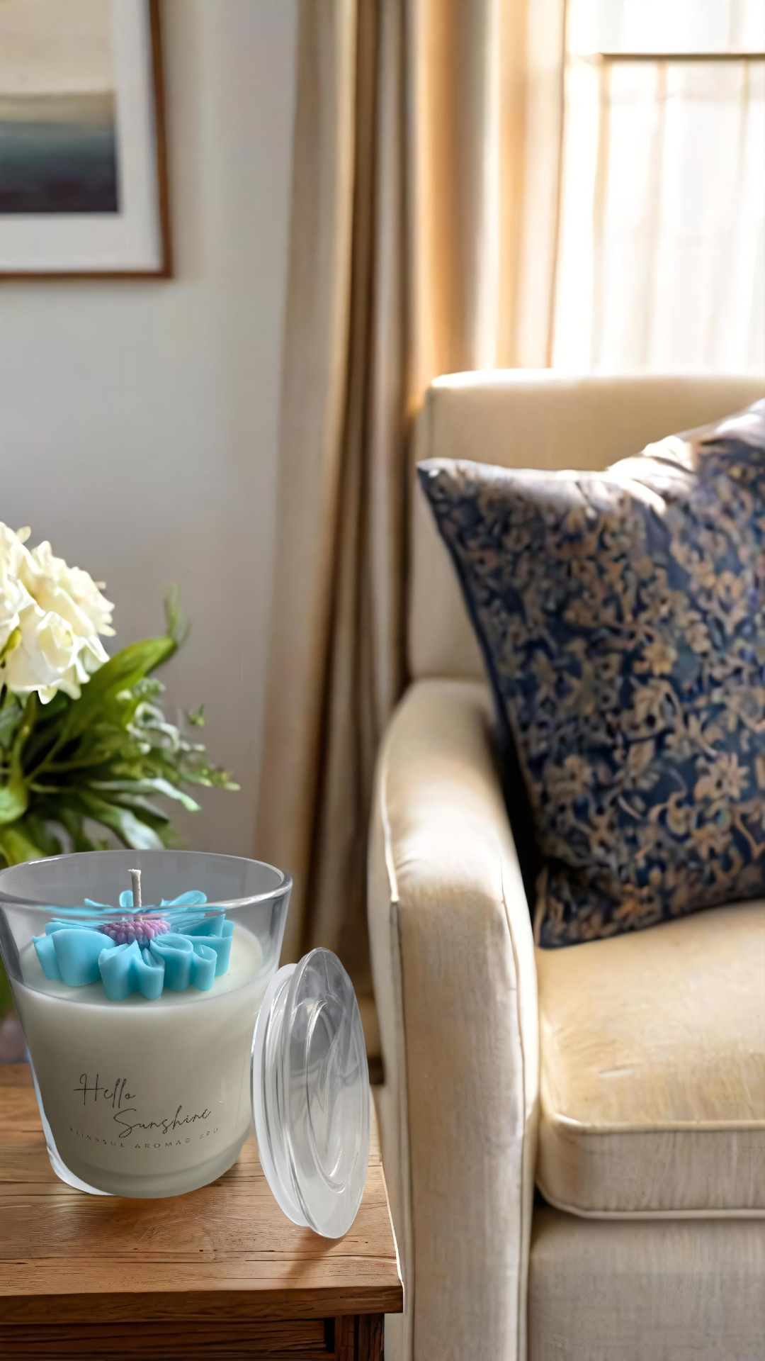 Hello Sunshine 8 oz (Pink & Blue)