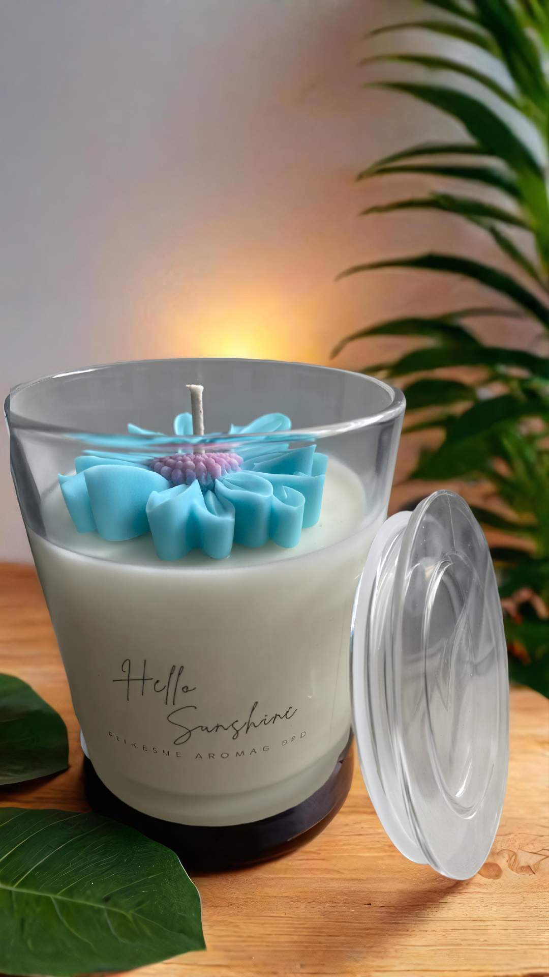 Hello Sunshine 8 oz (Pink & Blue)